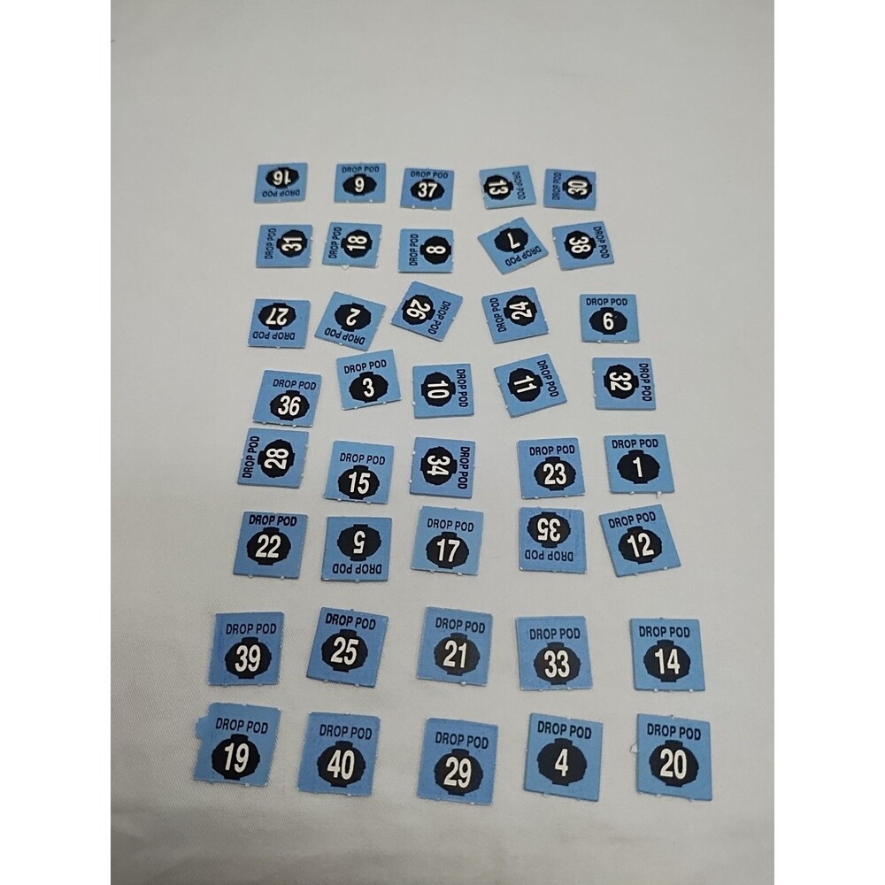 Lot Of (40) Vintage Warhammer 40k Drop Pod Tokens